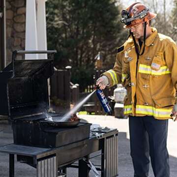Vapor Clean Fire Spray by Prepared Hero - 2 Pack - Portable Fire Extinguisher for Home, Car, Garage, Kitchen - Works on Electrical, Grease, Battery Fires & More - Compact, Easy to Use