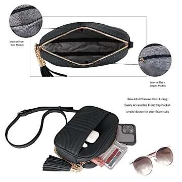 Stylish EVVE Quilted Crossbody Bag for Women