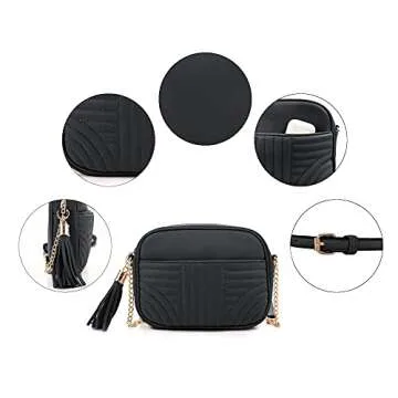 Stylish EVVE Quilted Crossbody Bag for Women