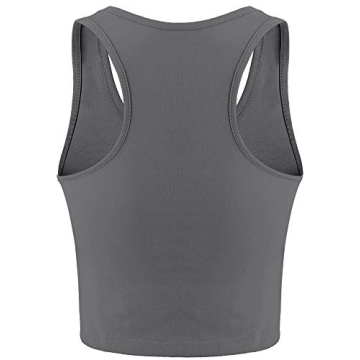 Boao Basic Crop Tank Tops for Women - 4 Colors Pack