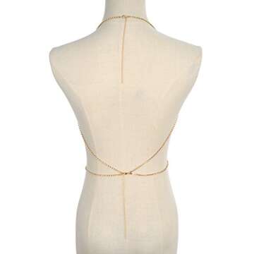 Stylish Tornito 4Pcs Body Chain Jewelry for Women