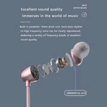 Bluetooth 5.0 Wireless Neckband Headphones, CVC 8.0 Active Noise Canceling Sports IPX4 Waterproof in-Ear HiFi Stereo Headset with Mic, 8 Hours Battery Life,Green