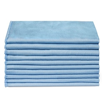 Zflow Microfiber Glass Cleaning Cloths Streak Free Lint Free