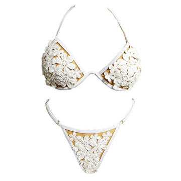 YAUASOPA Handmade Sequins Bikini Set for Summer