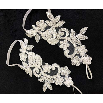 Elegant Ruolai Beach Crochet Barefoot Sandals for Weddings