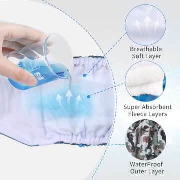 Premium JoyDaog Dog Belly Bands for Male Dogs - 5 Pack