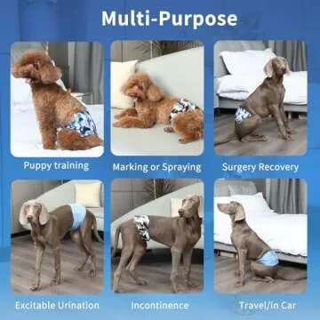 Premium JoyDaog Dog Belly Bands for Male Dogs - 5 Pack