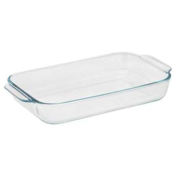 High-Quality Pyrex 2-Quart Oblong Baking/Serving Dish - Durable Glass Cookware