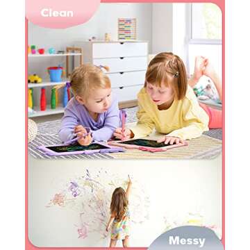 Bravokids LCD Writing Tablet for Kids - Unicorn Design