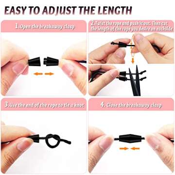 Teacher Lanyard for ID Badges and Keys, Cute Safety Breakaway Beaded Lanyards for Women, Nurses, Students, Office Employees with Bling Card Holder and Pen Holder (A)