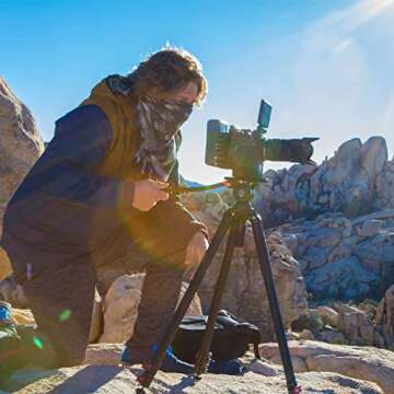 Professional IFOOTAGE Gazelle TC7 Carbon Tripod with Quick Release