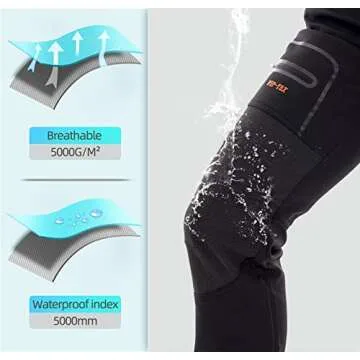 BenBoy Waterproof Windproof Snow Hiking Pants for Men