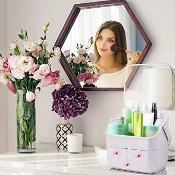 Chic Elavain Makeup Organizer for Stylish Spaces