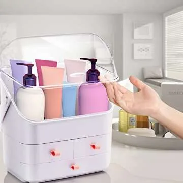 Chic Elavain Makeup Organizer for Stylish Spaces