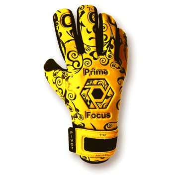 Prime Focus Goalkeeping Gloves - Professional Grip & Comfort