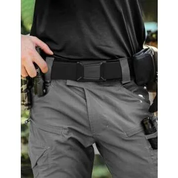 JUKMO Tactical Belt - Quick Release, Adjustable Fit