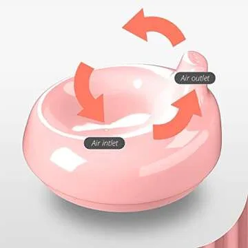 KFT Baby Sippy Cup Wine Glass - Fun No Spill Plastic Goblet for Kids - Perfect Beverage Mug with Lid for Birthday Parties and Celebrations - Ideal for Milk, Juice, and More! (Pink, 1)