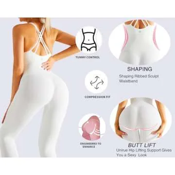 RUNNING GIRL Tummy Control Bodysuit for Active Women