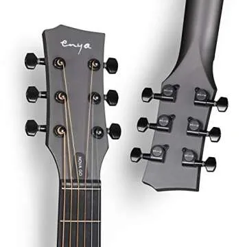 Carbon Fiber Travel Acoustic Electric Guitar with Smart Pickup