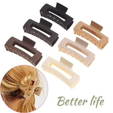 Alemaky 12 Pack Claw Clips for Thick and Thin Hair