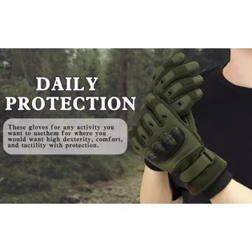LOCCEF Tactical Winter Gloves for Cold Weather Protection