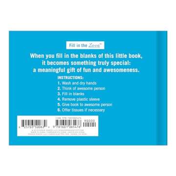 Knock Knock Why You're So Awesome Fill in the Love Fill-in-the-Blank Book Gift Journal, 4.5 x 3.25-i...