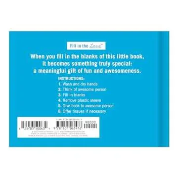 Knock Knock Why You're So Awesome Fill in the Love Fill-in-the-Blank Book Gift Journal, 4.5 x 3.25-i...