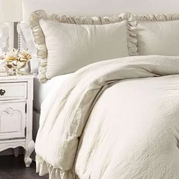 Lush Decor Reyna Ruffle Comforter Set - Cozy Elegance