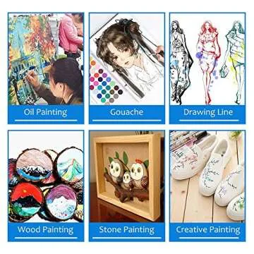 Holotap Miniature Detail Paint Brush Set - 10 Sizes