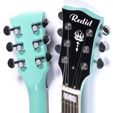 Redid Semi-Hollow Electric Guitar RD-100 in Green