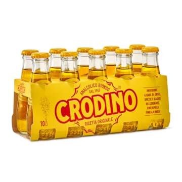Crodino: Italian Non-Alcoholic Aperitif - 10 x 100 ml