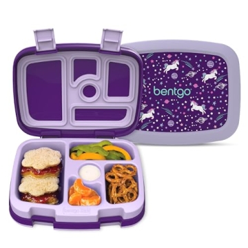 Bentgo Kids Prints Lunch Box - Fun & Durable for Kids