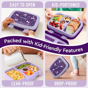 Bentgo Kids Prints Lunch Box - Fun & Durable for Kids