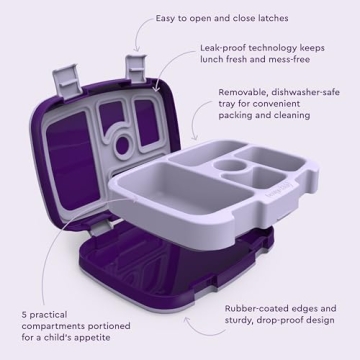 Bentgo Kids Prints Lunch Box - Fun & Durable for Kids