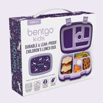 Bentgo Kids Prints Lunch Box - Fun & Durable for Kids