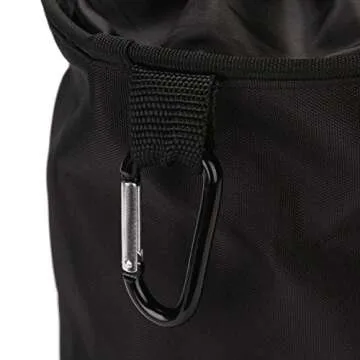 VEAMOR Clothespin Bag Hanging Clothesline Peg Organizer Storage Bags,Dust-proof (black)