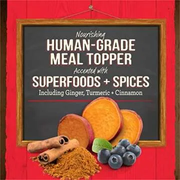 Merrick Grain Free Bone Broth, Premium Human Grade And Gluten Free Dog And Cat Food Topper Pouches, Beef - 16 oz. Pouch