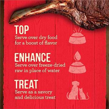 Merrick Grain Free Bone Broth, Premium Human Grade And Gluten Free Dog And Cat Food Topper Pouches, Beef - 16 oz. Pouch