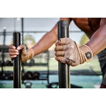 Harbinger Pro Wristwrap Gloves for Superior Grip and Support