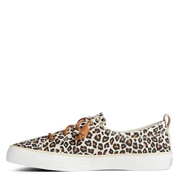 Sperry Women's Crest Vibe Sneaker - Tan/Black - Size 8