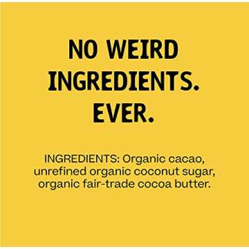 Hu Chocolate Bars | 4 Pack Simple Chocolate | Natural Organic Vegan, Gluten Free, Paleo, Non GMO, Fair Trade Dark Chocolate | 2.1oz Each