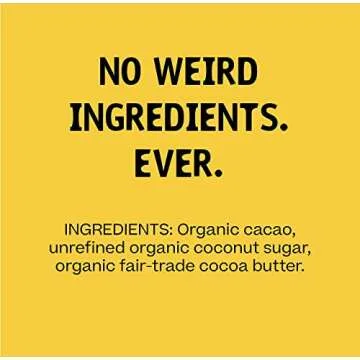 Hu Chocolate Bars | 4 Pack Simple Chocolate | Natural Organic Vegan, Gluten Free, Paleo, Non GMO, Fair Trade Dark Chocolate | 2.1oz Each