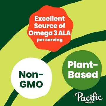 Pacific Foods Hemp Original Unsweetened Plant-Based Milk, Keto Friendly, 32 Fl Oz (Pack of 12)