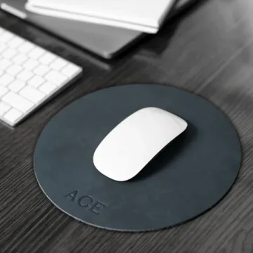 Personalized Leather Mouse Pad Ideal for Special Occasions