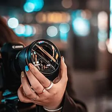 Photography Special Effects Filters Foreground Blur Double Half Moon Glass Prism SLR Accessories by BITINBI