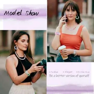 Explore the Wuollgess 6000 PCS Clay Beads Bracelet Making Kit