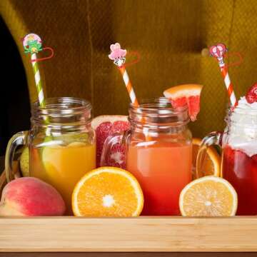 Ovveroche 50 Pcs Valentine's Day Straw Cover Cap for Stanley Cup,Valentine's Day Reusable Straw Toppers,Silicone Heart Straw Toppers for Stanley Cup Accessories 30&40 Oz Tumbler 10mm