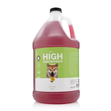 Bark2Basics High Concentrate Dog Shampoo, 1 Gallon - All Natural Ingredients, Deep Cleaning, 32:1 Co...
