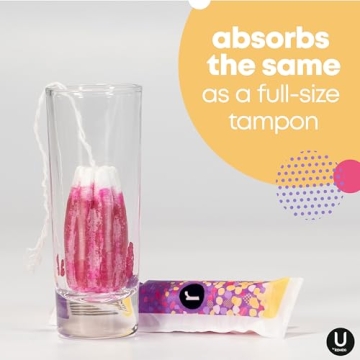 U by Kotex Tampons, Click Compact, Regular Absorbency, Unscented, 45 Count