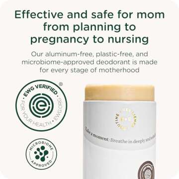 HealthyBaby Our Deodorant - Pregnancy Safe Deodorant for Women - Infused with Pre-and-Probiotics - S...